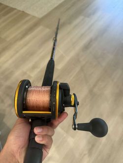 7” Penn Squall 40 Lad Conventional Reel And Rod Combo
