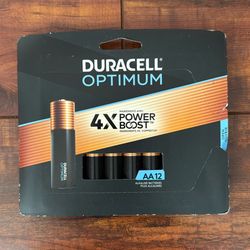 Duracell OPTIMUM 4X Power Booster AA Batteries: 12 Count