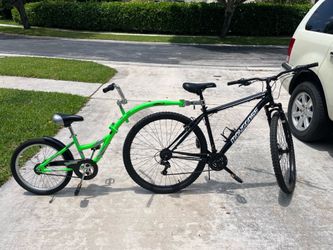 Wee-ride/towing bike