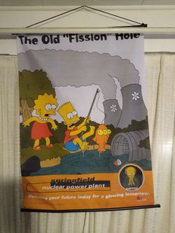 The Simpsons wall scroll