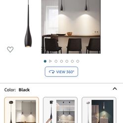 Black Pendant Light 