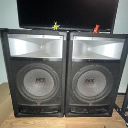 2-12” MTX Audio Home Subs