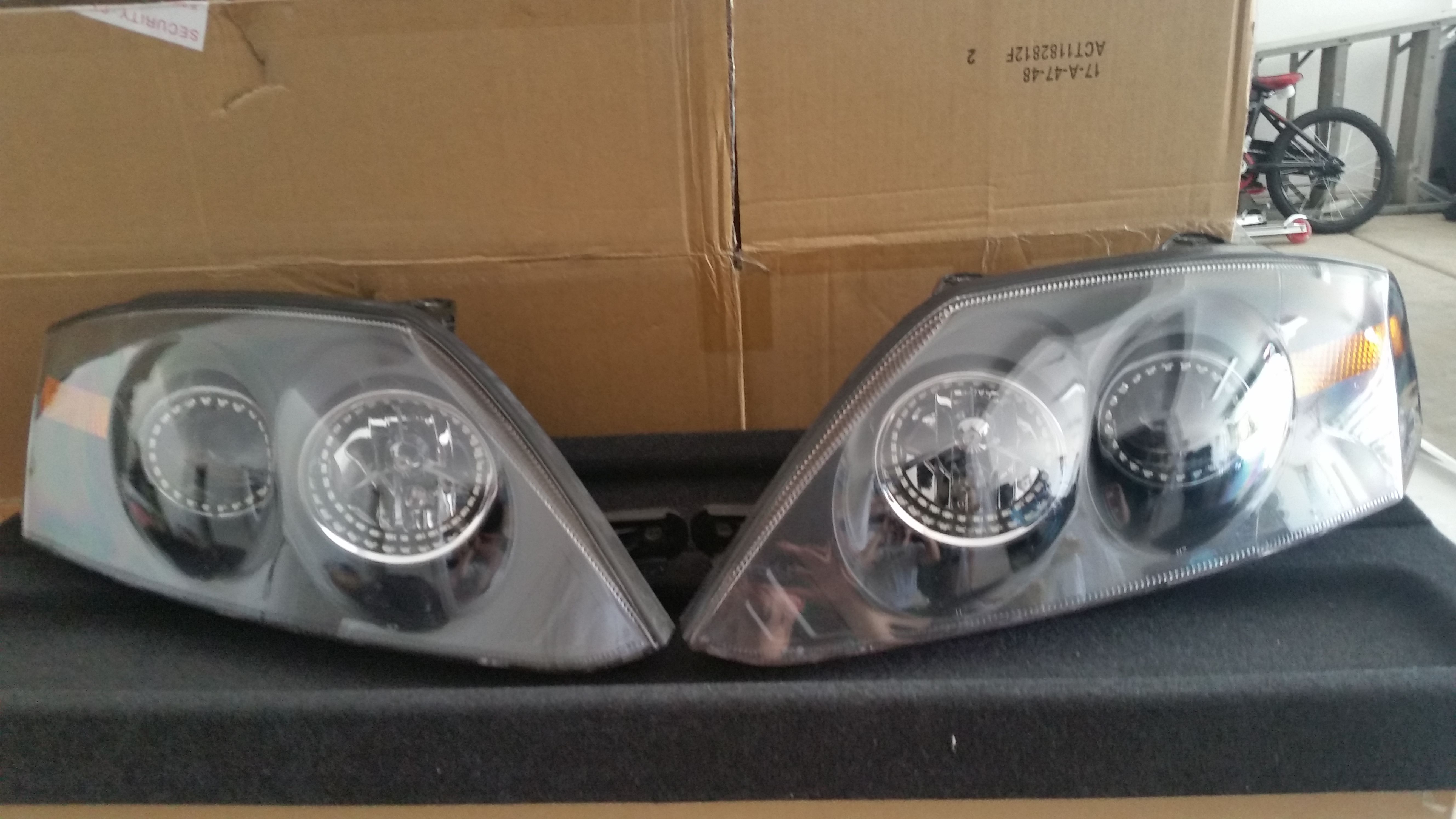 03 04 Hyundai Tiburon Custom Headlights