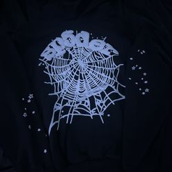black spider hoodie size small