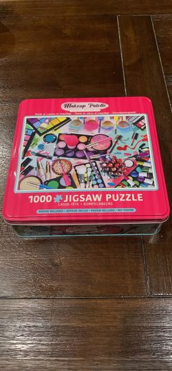 Makeup Palette 1,000 piece jigsaw puzzle Eurographics Poster Included 