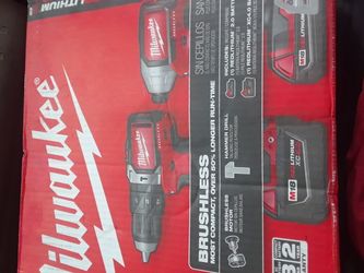 Milwaukee drill and impact combo