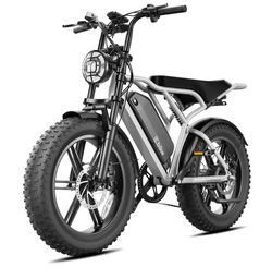 Full Suspension Moped-Style Electric Bike