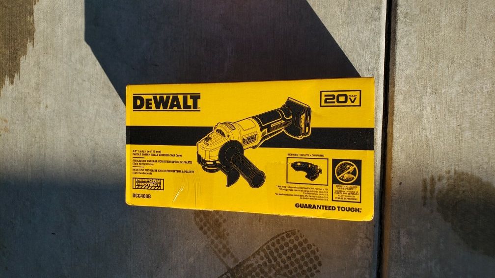 Dewalt 20v Grinder Brushless Brand New Tool Only