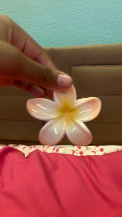 Plumeria Flower Hair Clip