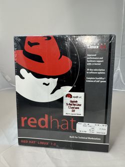 Red Hat Linux 7.2 Operating System CD ROM Vintage Complete In Box CIB!
