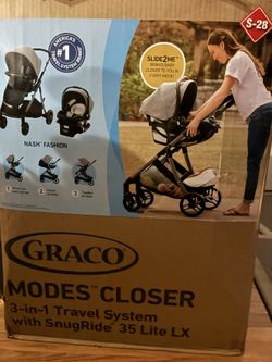 Graco 3-in-1 Travel System (Stroller, Car seat)