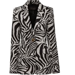 Escada Zebra Blazer Brand New with Tags Women Size 34 Womens Size Small