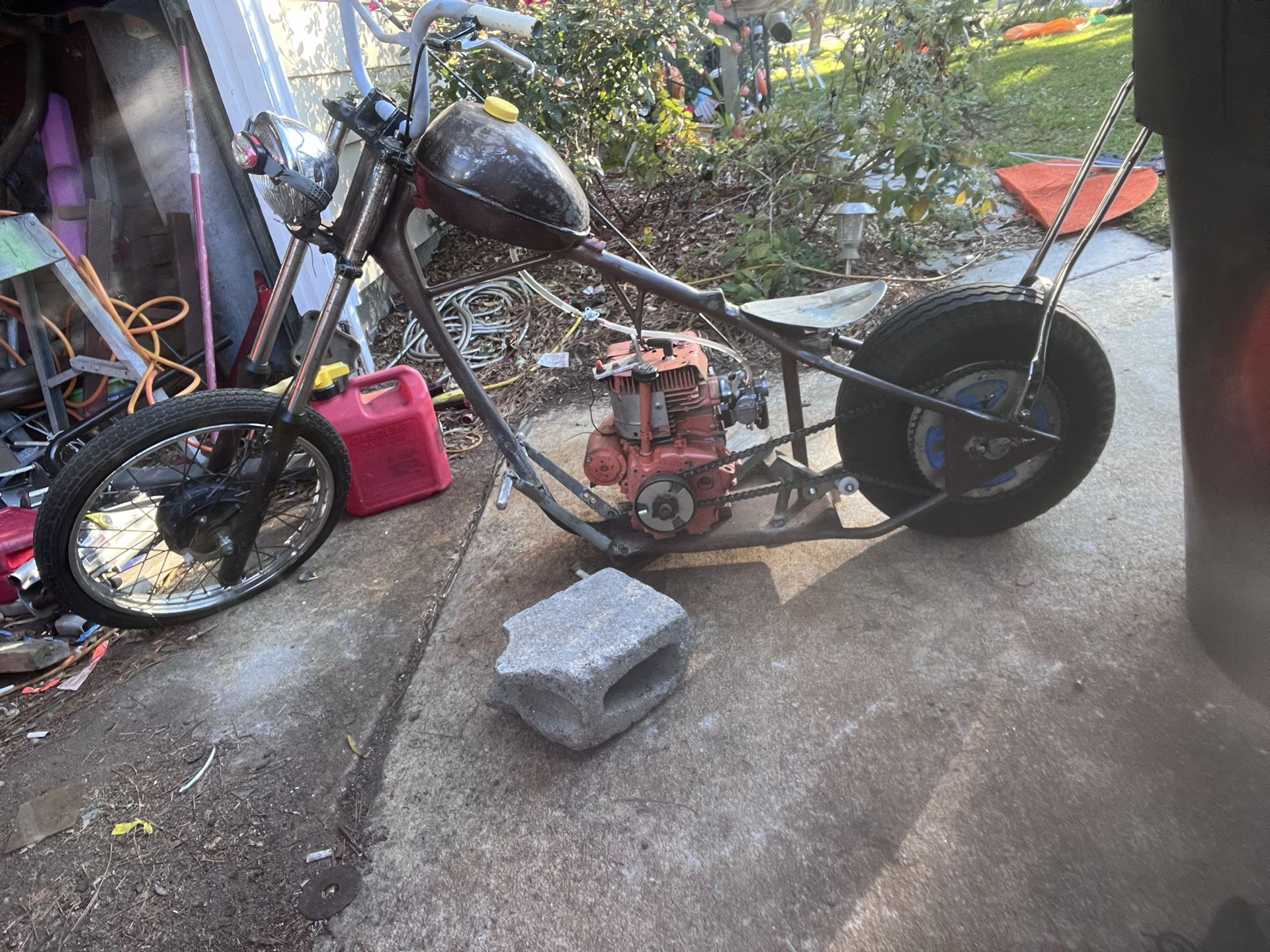 3/4 Adult Mini Chopper With Vintage Tecumseh 10hp Motor