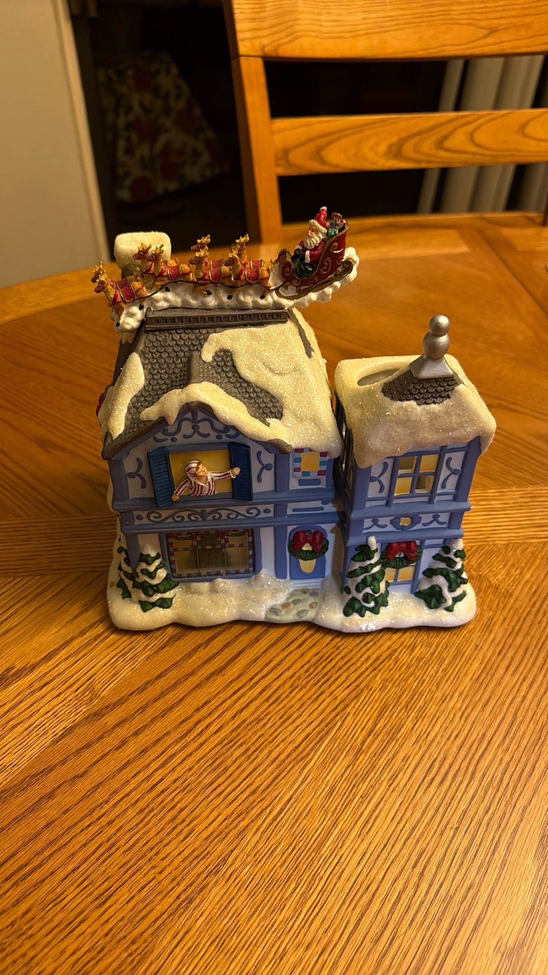 The Night Before Christmas Musical Tealight Music House