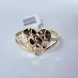 10K Gold Nugget Ring