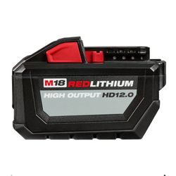 Milwaukee 12.0ah Battery High Out Put