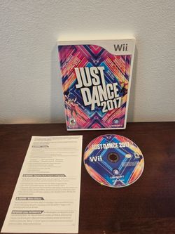 Just Dance 2017 (Nintendo Wii, 2016) Game, Case & Insert Video Game