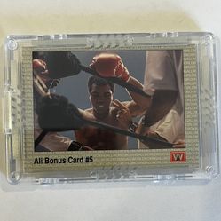 Muhammad Ali Boxing Card