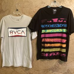 Quick Silver / RVCA T- Shirts 2/$10