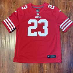 Christian McCaffrey San Francisco 49ers Nike  Womens Jersey Sz Lrg Preowned Read 