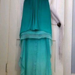 La Femme high-low formal gown