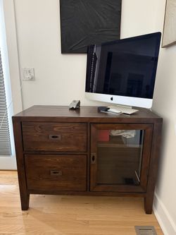 Beautiful West Elm Solid Wood Credenza Sideboard