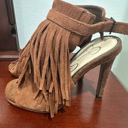 Jessica Simpson Marienna Fringe Sandals- Sz 5