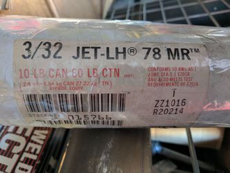 3/32 Jet-LH 78 MR 10lb can welding rods for welder