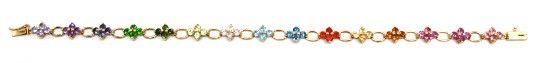 Ladies Multi Stone Bracelet,New Products : American Fashion Style Bags On Sale