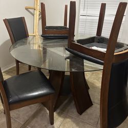 Table and 4 Chairs