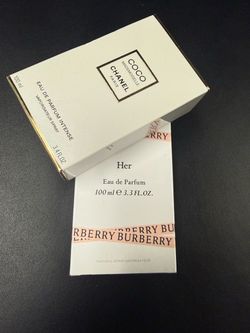 Chanel Coco Mademoiselle & Burberry Her Perfume Set