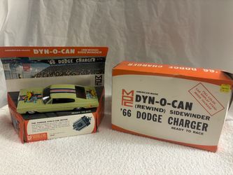 Rare Vintage 1/24 MPC '66 Dodge Charger slot car with Dyn-O-Can motor