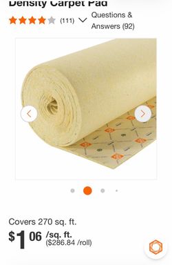 New water proof carpet pad