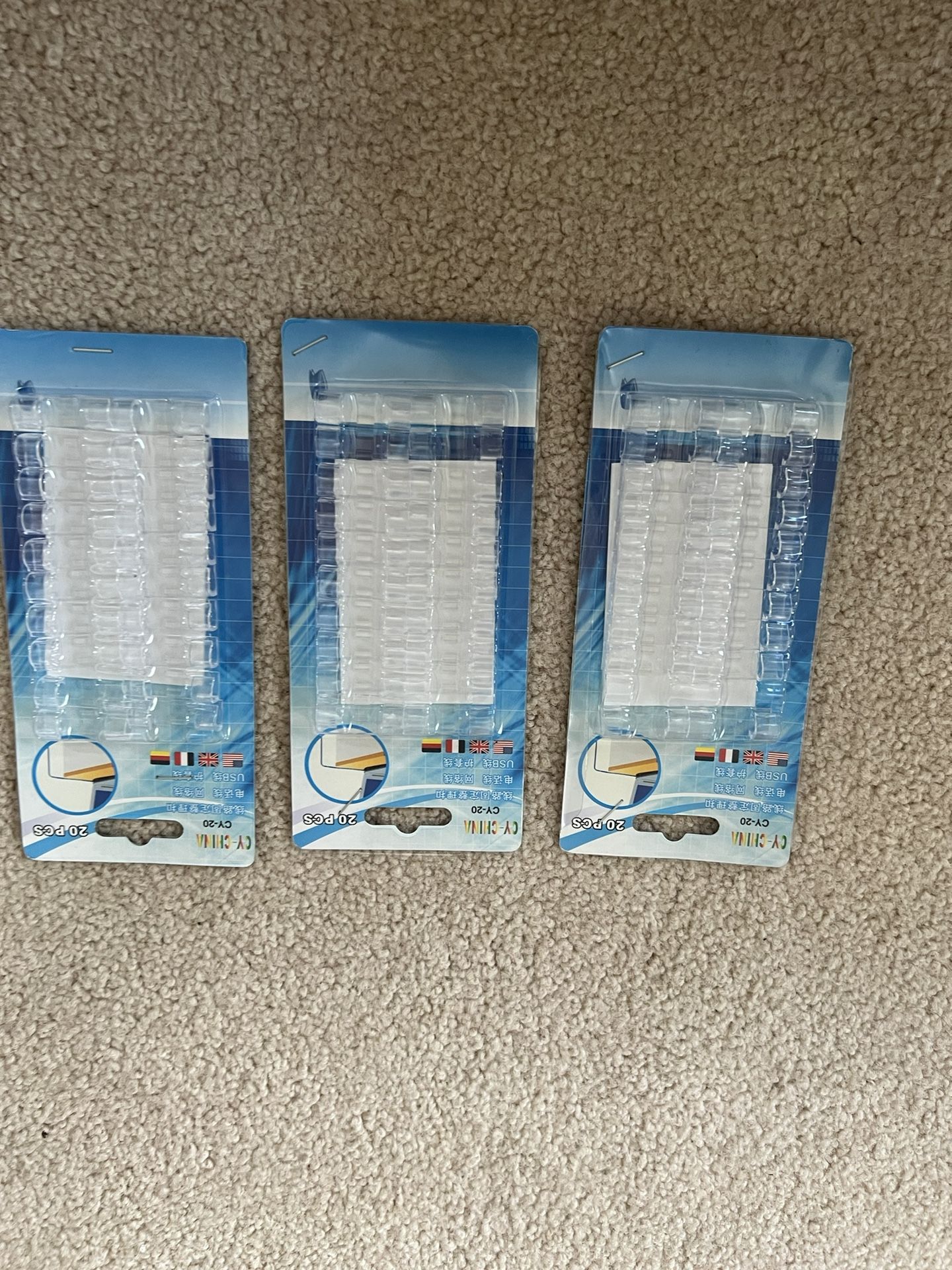 CY-China CY-20 Cable Clips - 20 Pieces