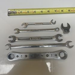 Snap-On Tools Wrench Assortment 6 Piece