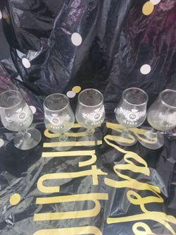 Madero XXXXX stemmed liqueur/shot glass