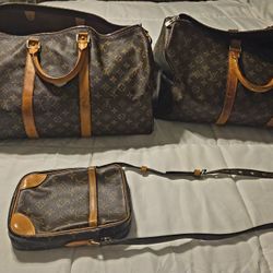LV 2 Duffel Bag 1 Crossbody  1600 For All 