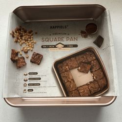 HAPPIELS Premium Square Pan - 9”, NEW