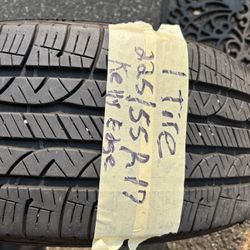 1 tire 225/55r17 Kelly edge very good condition $45