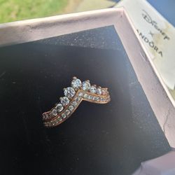 Disney X Pandora Aurora Wedding Ring And Band Set