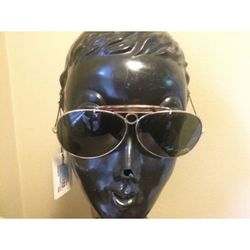 Gold Frame AVIATOR SUNGLASSES police tourist pilot trucker retro