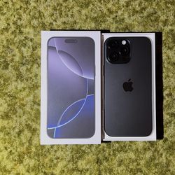 iPhone 16 Pro Max | 256GB | Black Titanium | Factory Unlocked