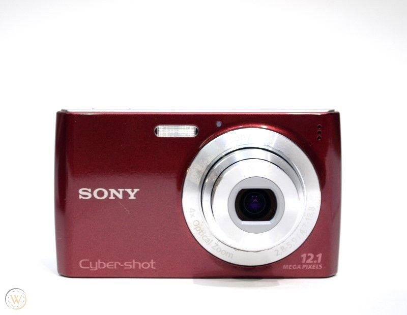 Sony Cyber-shot DSC-W510 Digital Camera (Red)