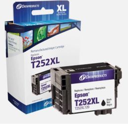 Epson T252XL Black Ink Cartridge High Yield Compatible Replacement