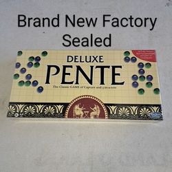 Brand New Factory Sealed Deluxe Pente (The Classic Game Of Capture & 5-In-A-Row)