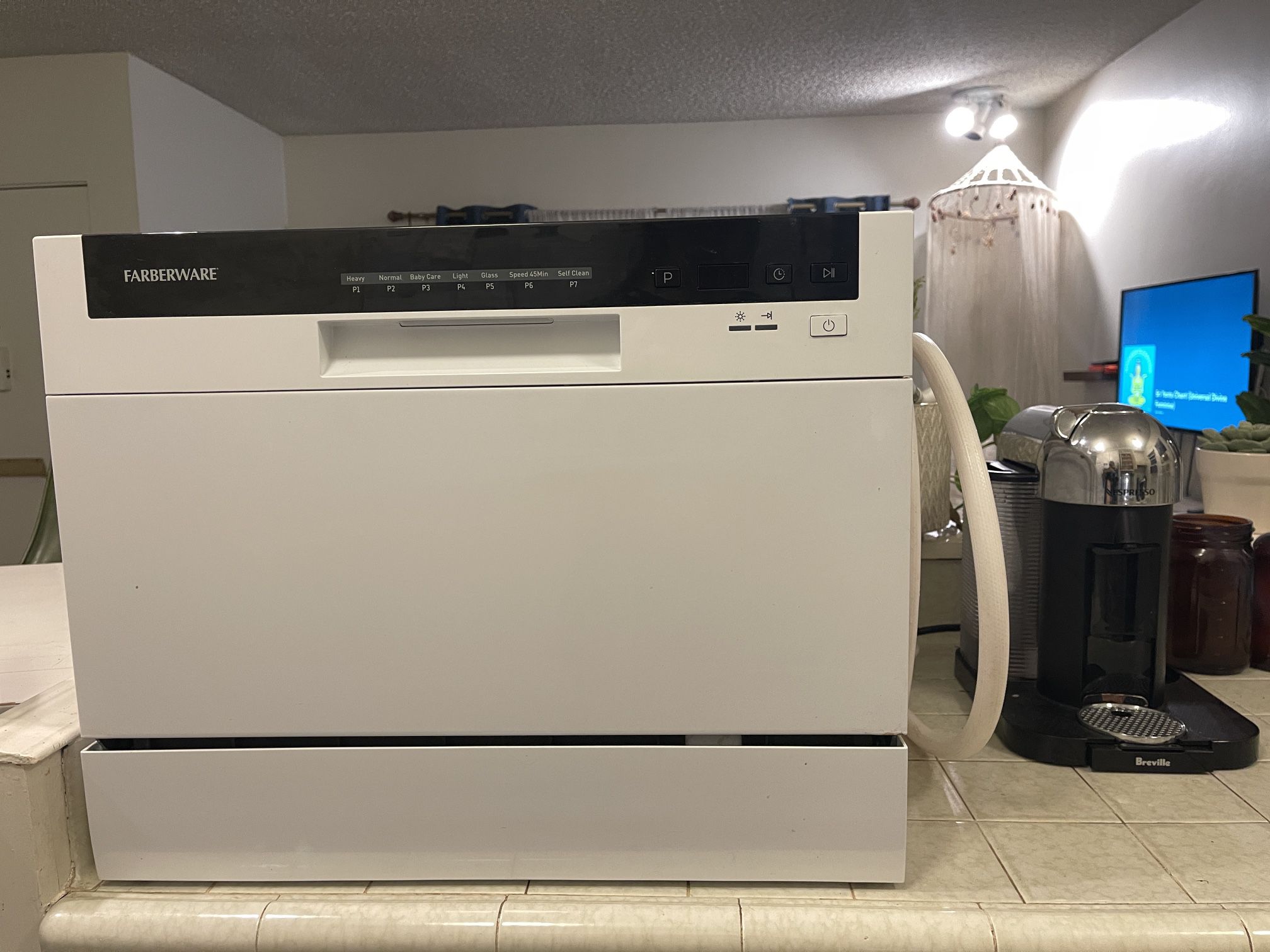Farberware FDW05ASBWHA Complete Portable Countertop Dishwasher - appliances  - by owner - sale - craigslist