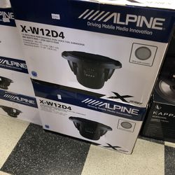 Alpine X-w12d4 On Sale Today For 499.99