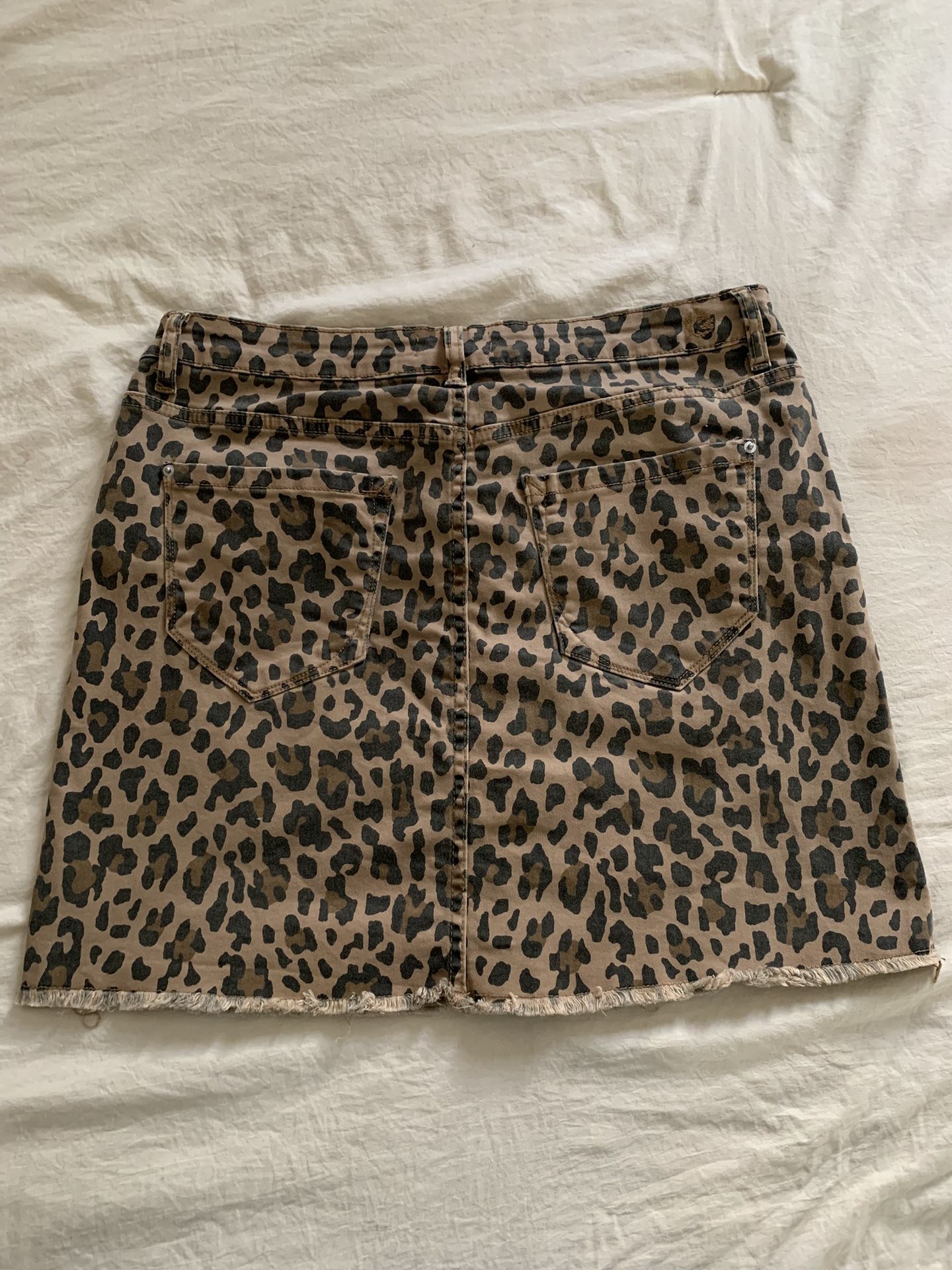 Leopard Print Skirt