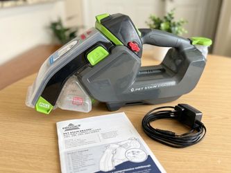 Bissell Pet Stain Eraser Cordless Portable Carpet Cleaner (with Charger & Manual)