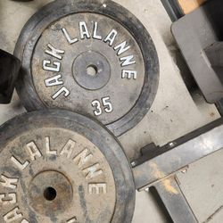 35s Gym Weights $70 Pair Jack Lalanne 